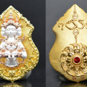 Phra Phorm Niramit Bronze with 3k Gold Plating Wat Phutthaboworn 2564